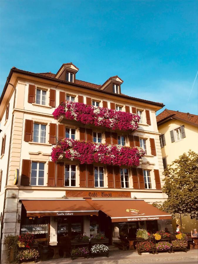 Hotel Cafe Tivoli Châtel-Saint-Denis Exterior foto