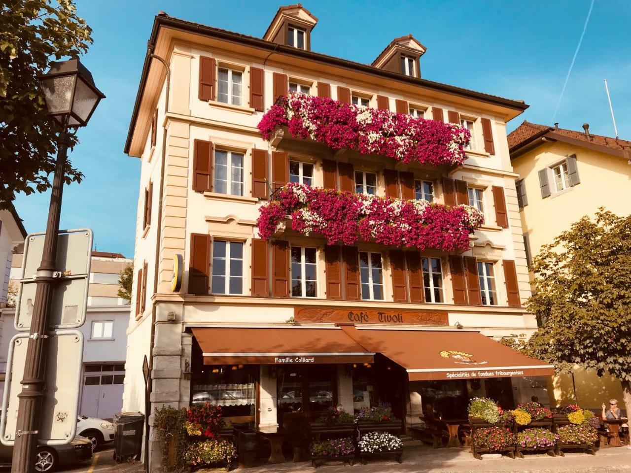 Hotel Cafe Tivoli Châtel-Saint-Denis Exterior foto